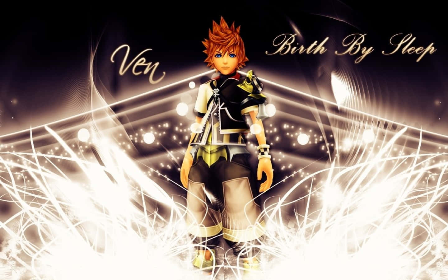 Caption: Ventus with Keyblade in Kingdom Hearts Wallpaper