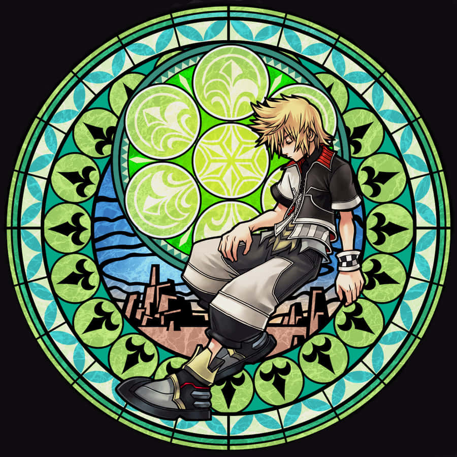 Ventus, the young warrior in Kingdom Hearts, wielding his iconic Keyblade Wallpaper
