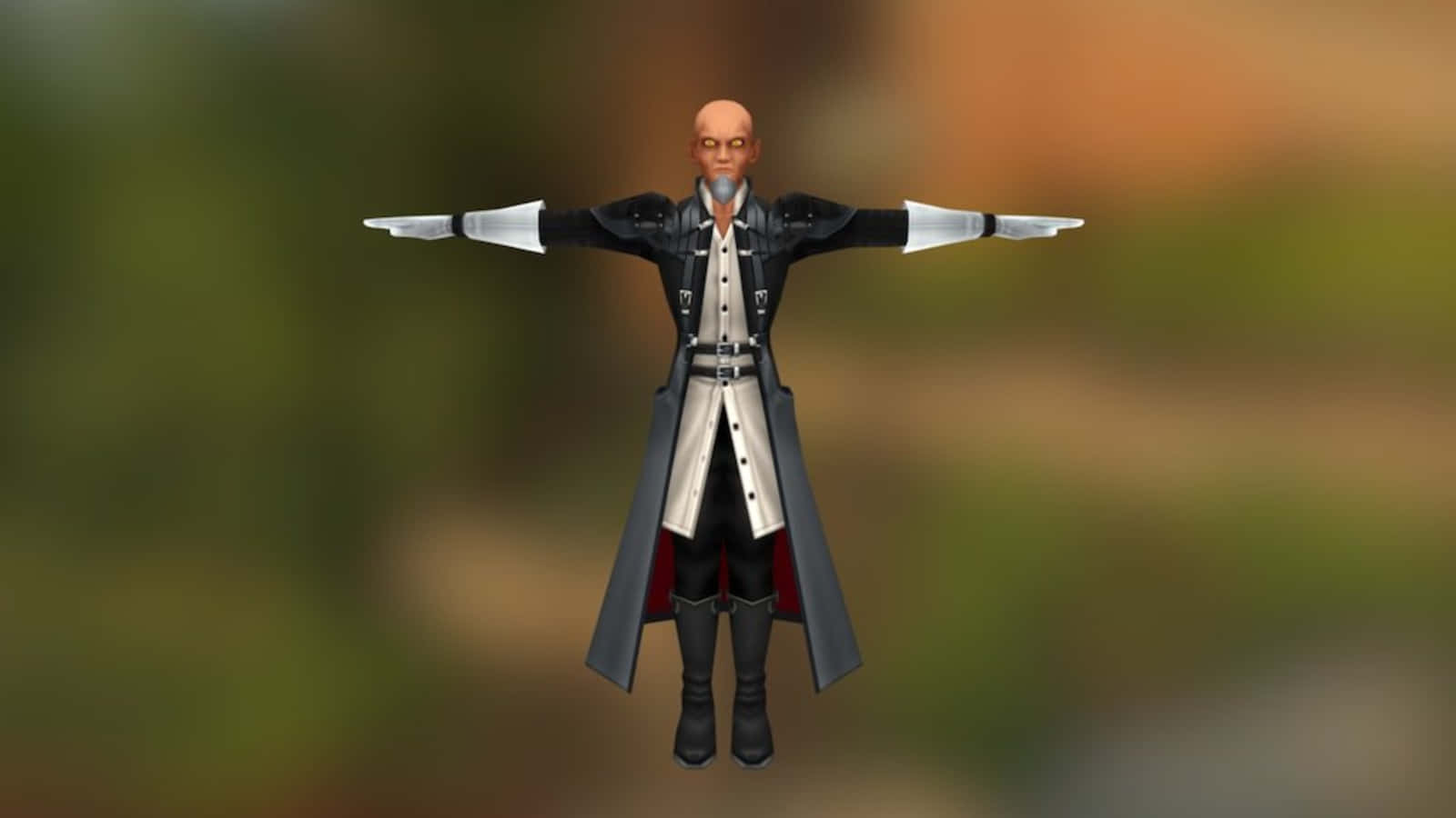The iconic antagonist Xehanort in the Kingdom Hearts series Wallpaper