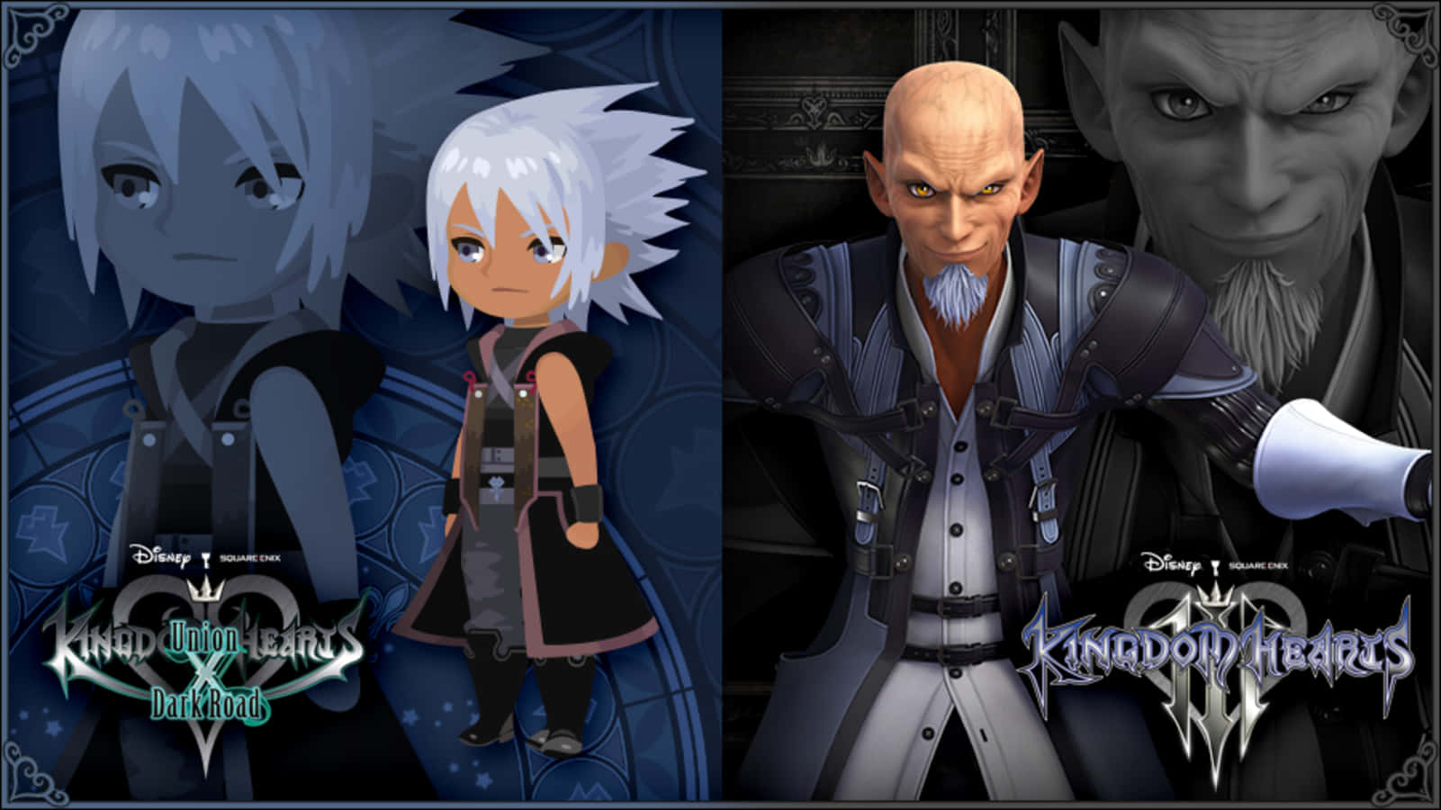 Master Xehanort, the powerful antagonist in the mesmerizing world of Kingdom Hearts Wallpaper
