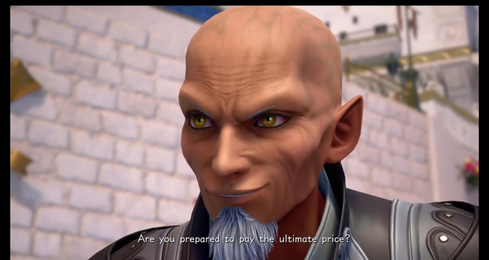 Xehanort, the main antagonist in Kingdom Hearts, stands ready for battles Wallpaper