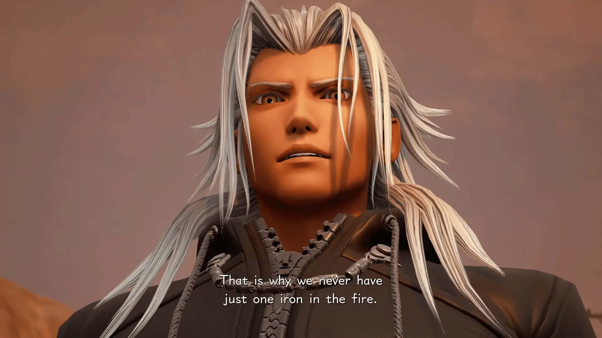Xemnas, the Supreme Leader of Organization XIII, in the world of Kingdom Hearts Wallpaper