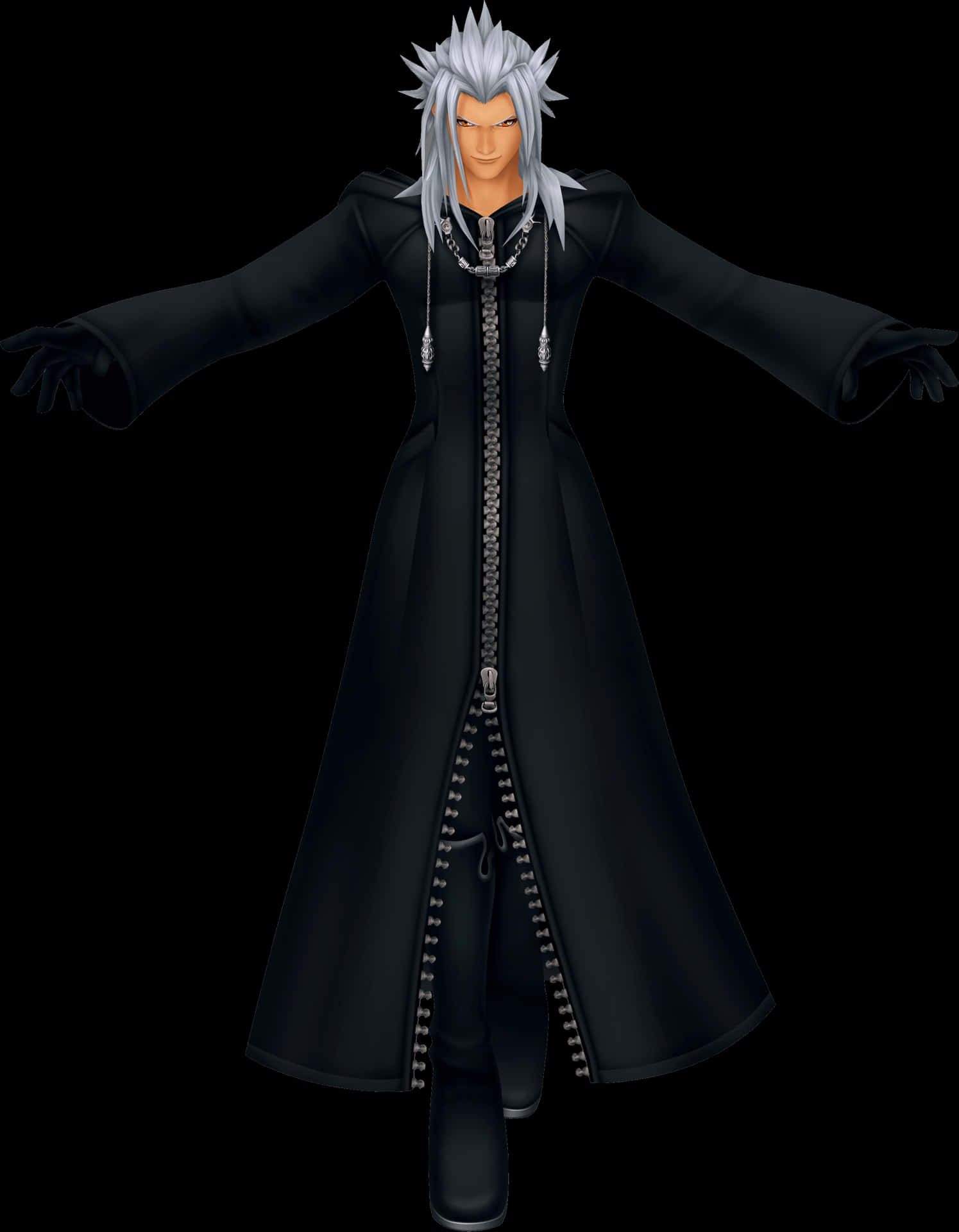Caption: Xemnas, The Enigmatic Antagonist of Kingdom Hearts Wallpaper