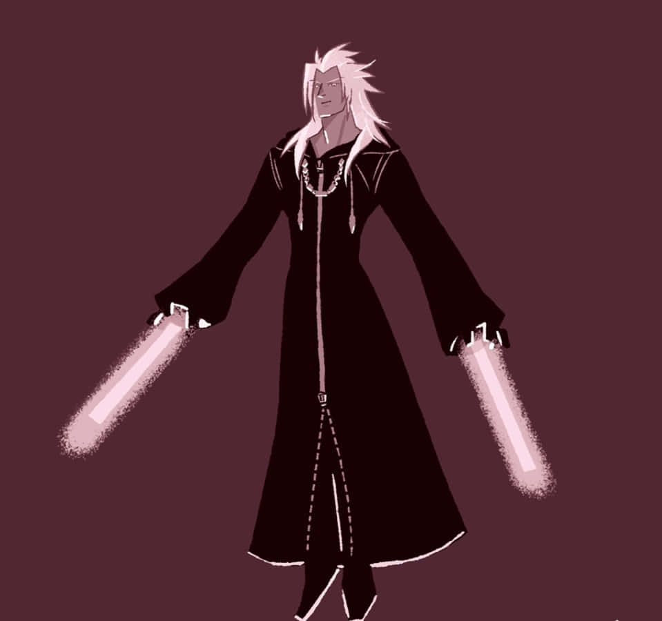 Xemnas, the enigmatic leader of Organization XIII in Kingdom Hearts Wallpaper