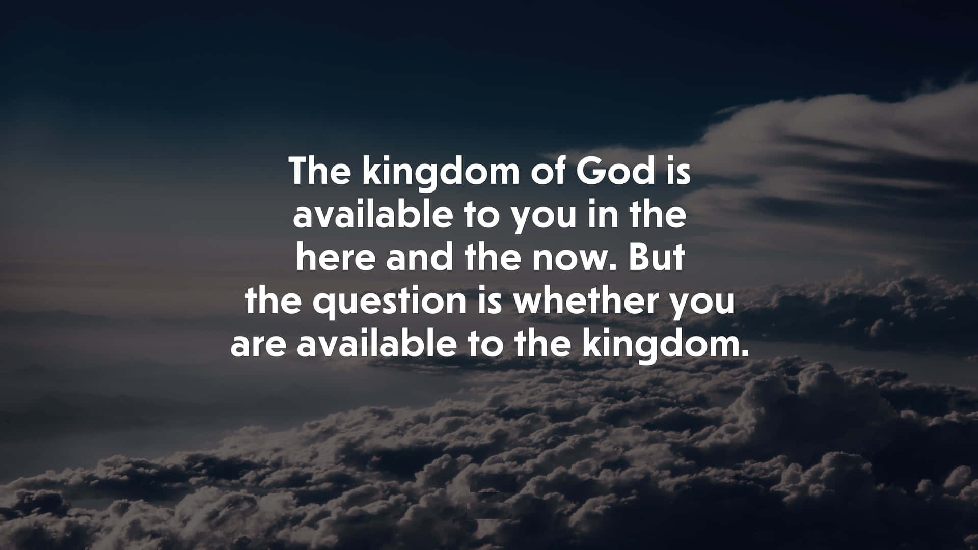 Kingdom Of God 3840 X 2160 Wallpaper Wallpaper