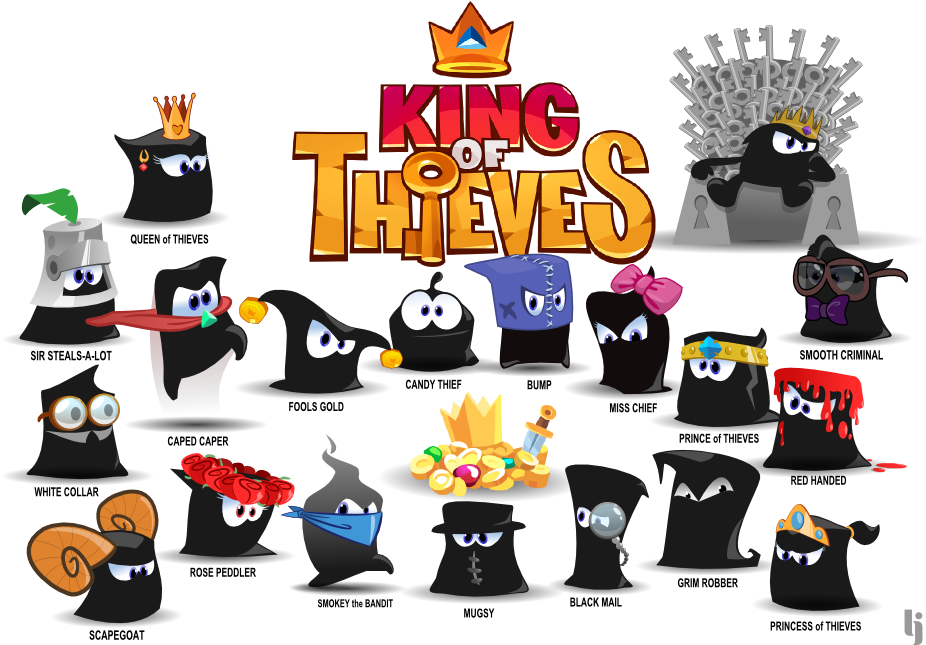 Kingof Thieves Character Collection PNG