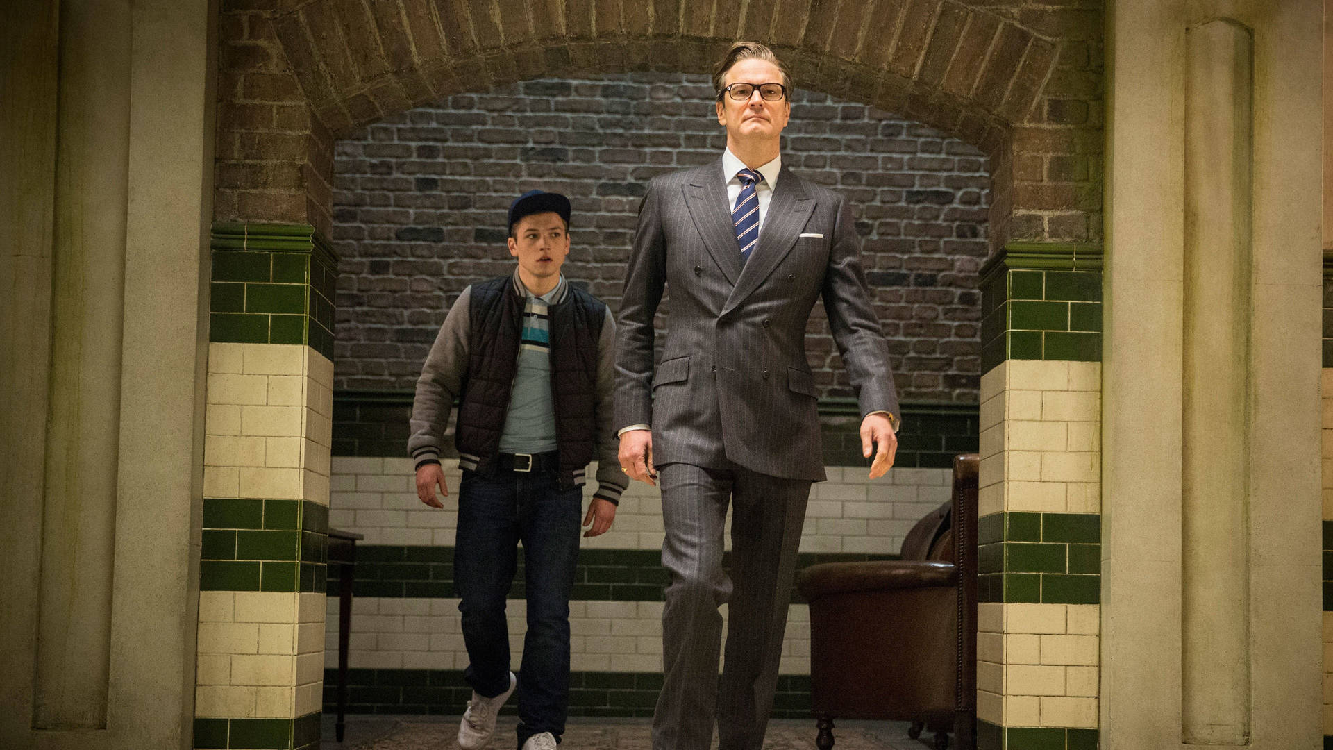The Audacious Agents of Kingsman in Action Wallpaper