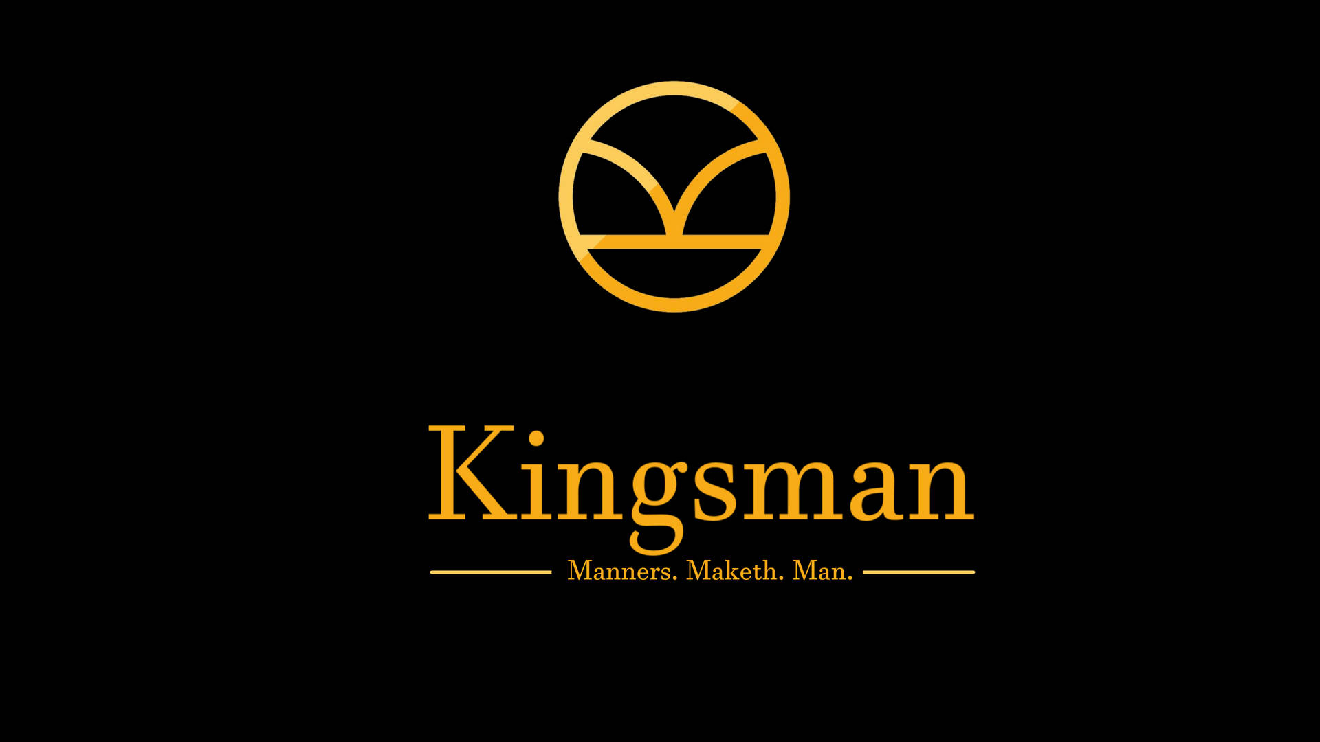 Se en skarp og detaljeret version af det officielle Kingsman-filmplakat på tapetet. Wallpaper