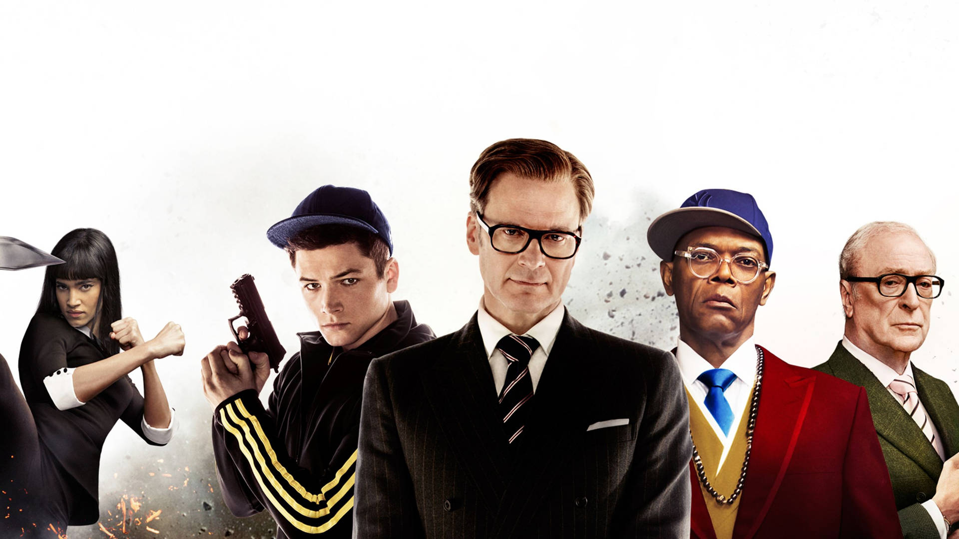 Kingsman The Secret Service Characters Movie Poster Wallpaper