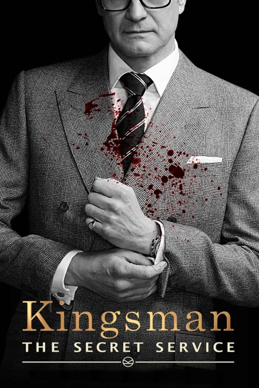 Kingsmanthe Secret Service - Harry Hart Im Blutigen Anzug Wallpaper