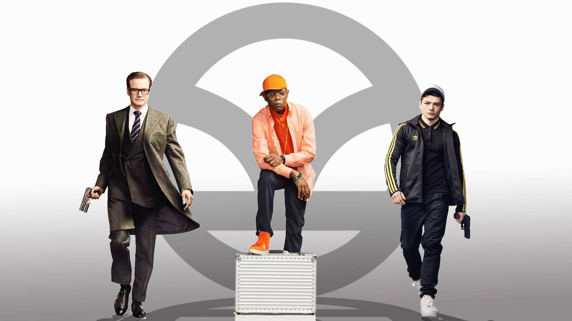 A Classic Moment from Kingsman: The Secret Service Film Wallpaper