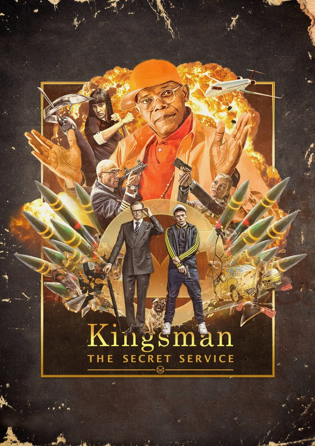 Kingsman The Secret Service Missile Plakat Wallpaper