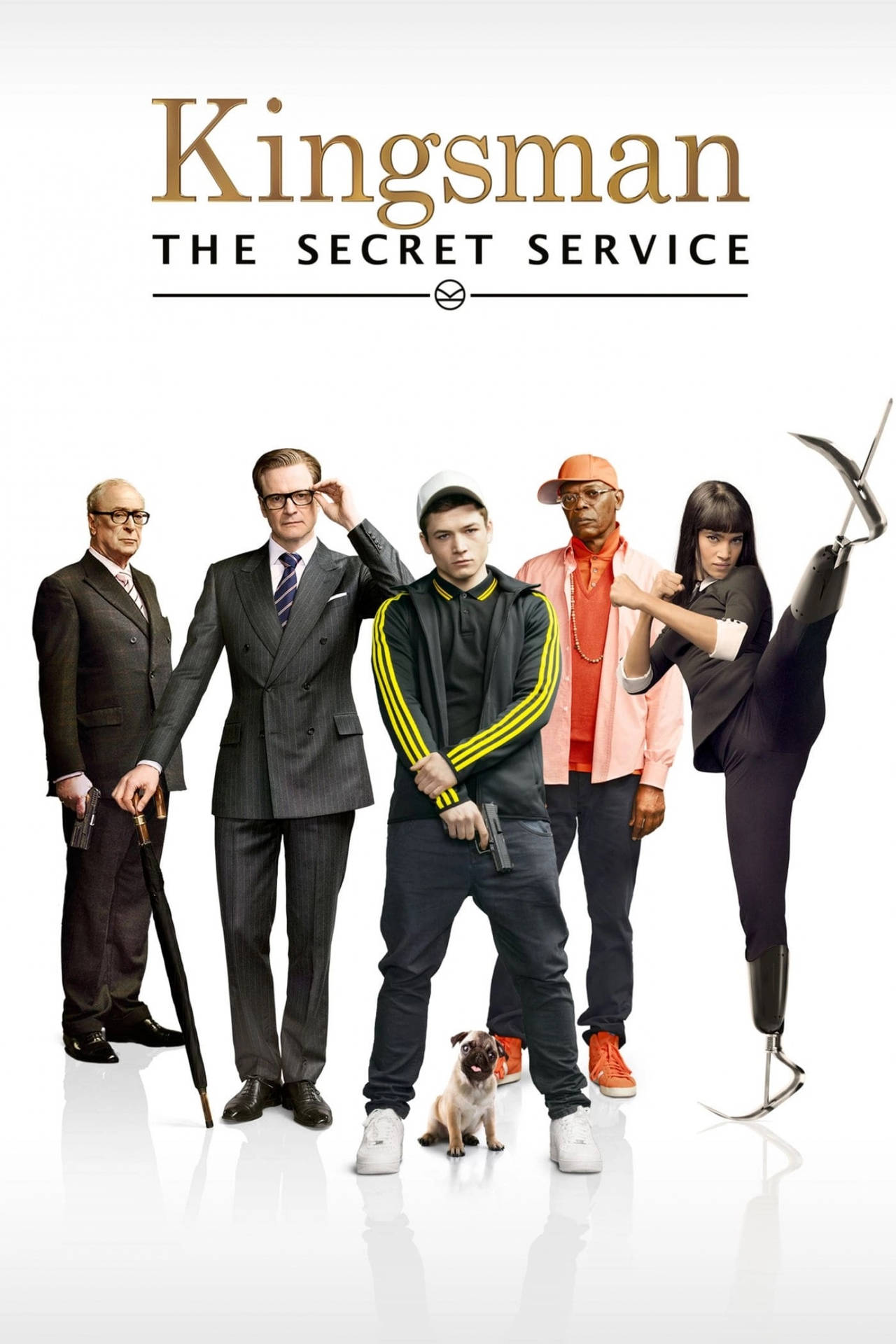 Cartaz Do Filme Kingsman: Serviço Secreto Com Eggsy. Papel de Parede