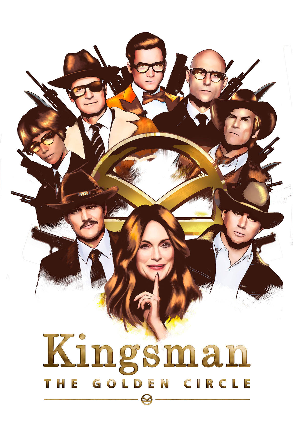 Kingsman The Secret Service Movie Promotional Poster Wallpaper