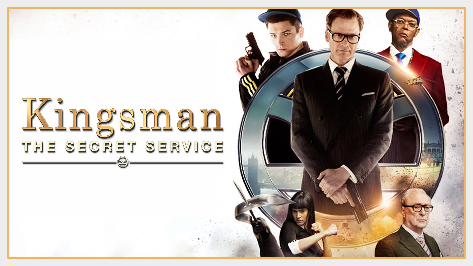 Kingsman The Secret Service Poster Characters Wallpaper