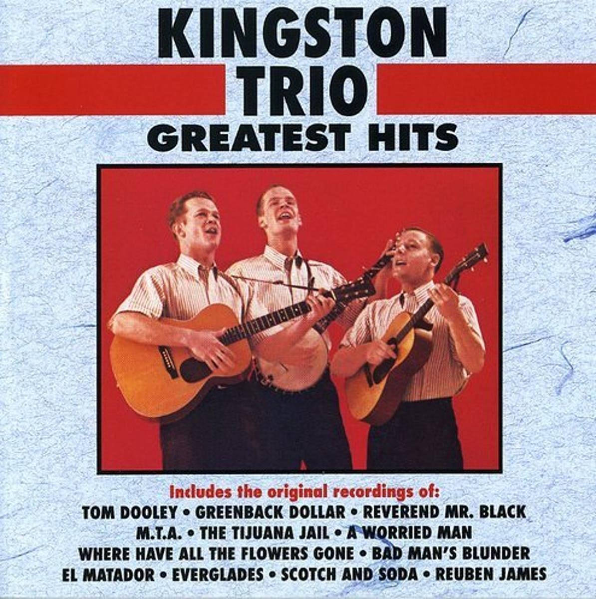 Kingston Trio største hits album dække som tapet på computeren. Wallpaper