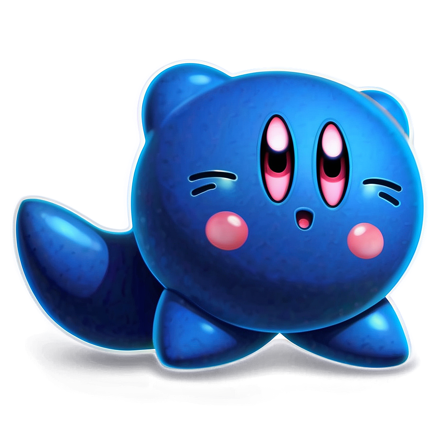 Download Kirby Blue Png File Download Instantly Kaj65 | Wallpapers.com