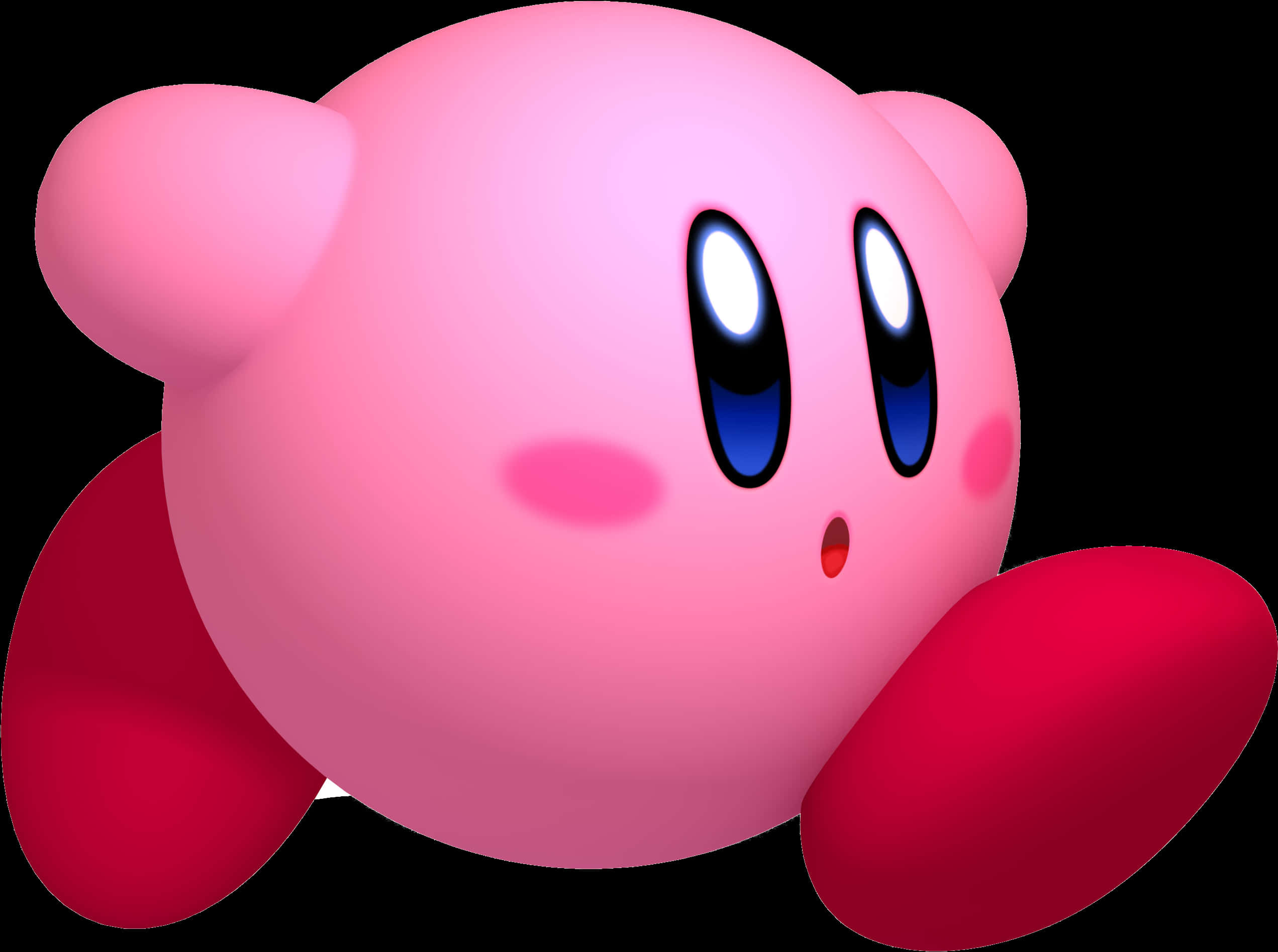 Kirby Classic Pose PNG
