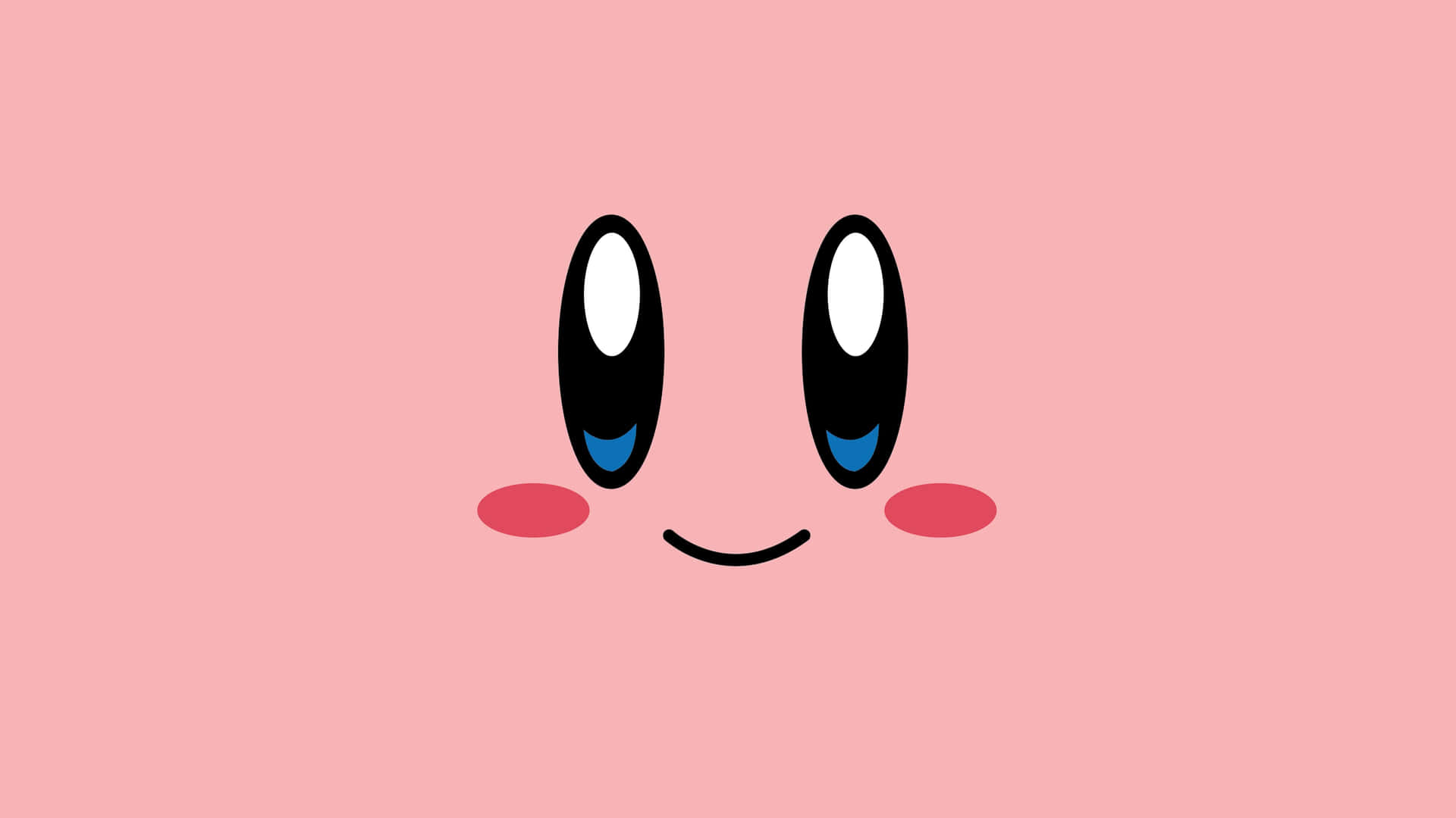 Kirby Face Simple Aesthetic Wallpaper