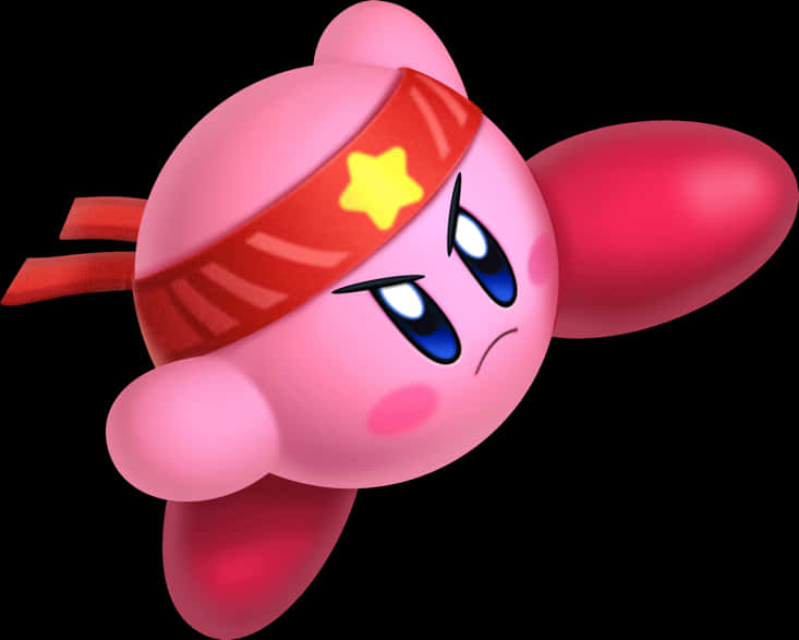 Kirby Fighter Stance PNG