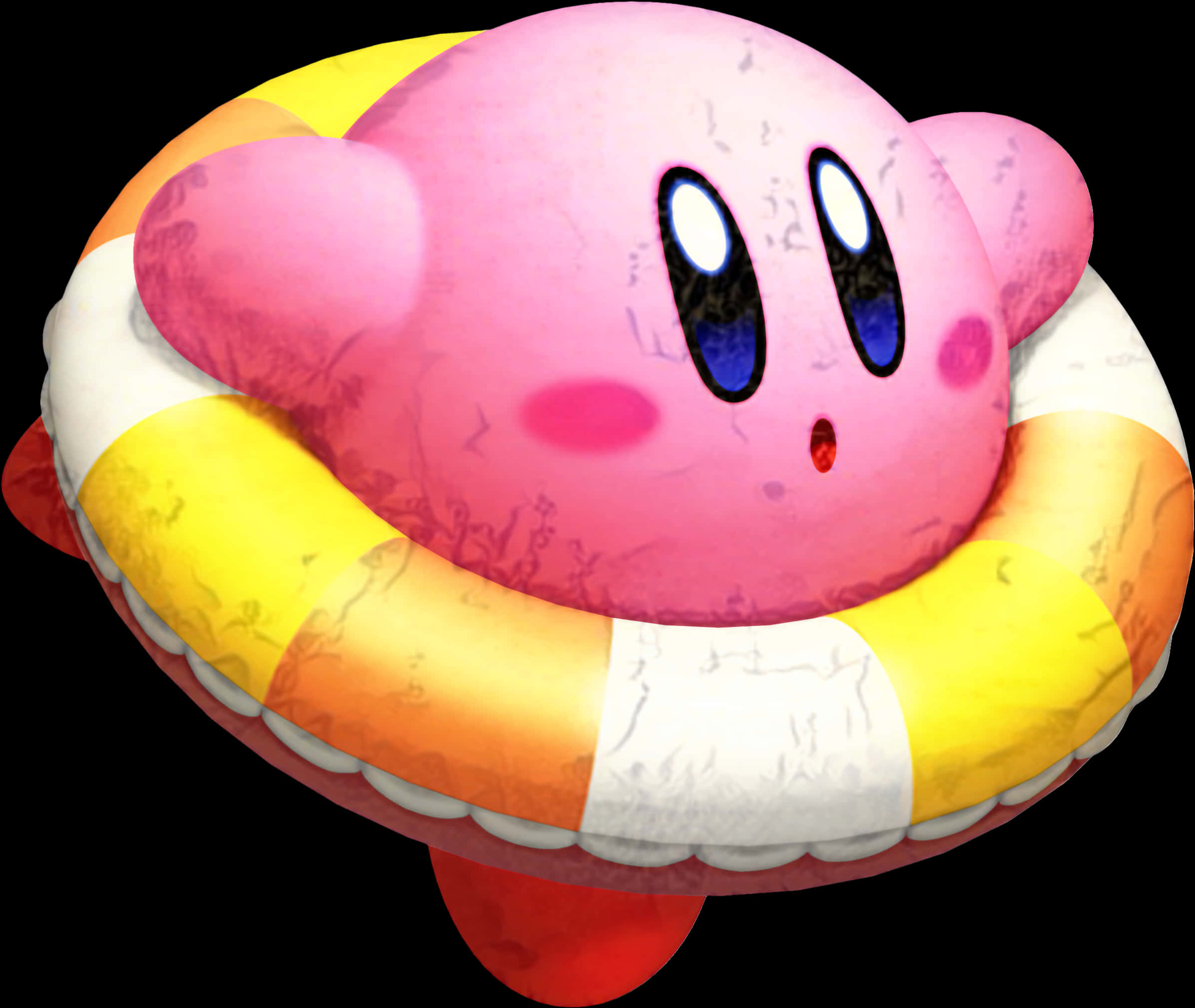 Kirby Inflated Floatation PNG