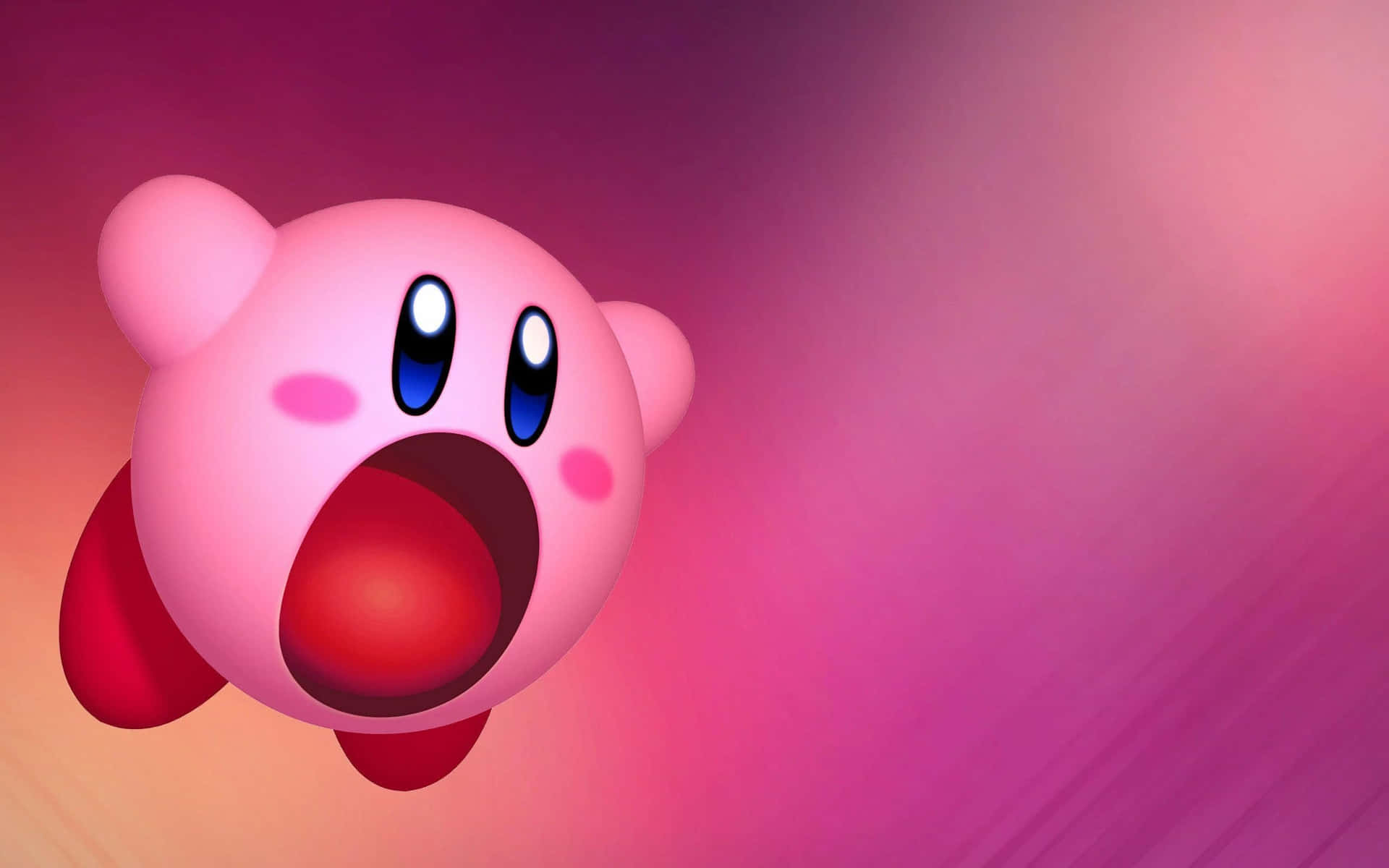 Kirbyzeigt Seine Gesamte Bandbreite An Fähigkeiten.