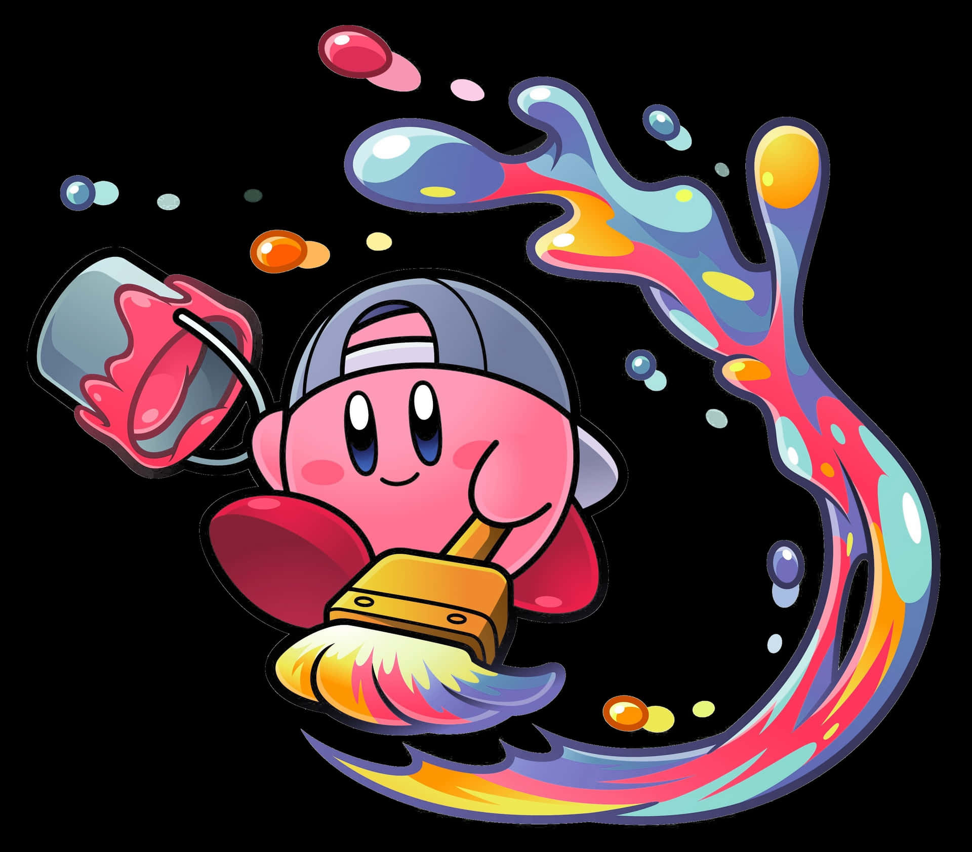 Niedlichkeitkennt Keine Grenzen Mit Kirby.