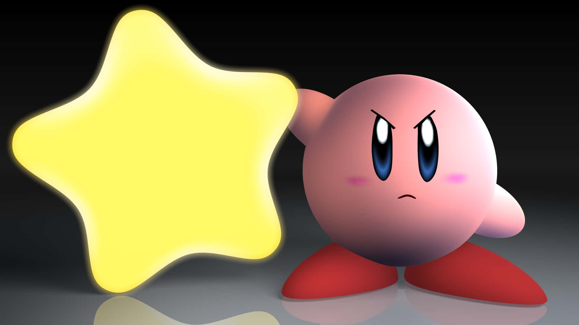 Kirbybusca Desafiar A Las Autoridades En Su Aventura En Plataformas.