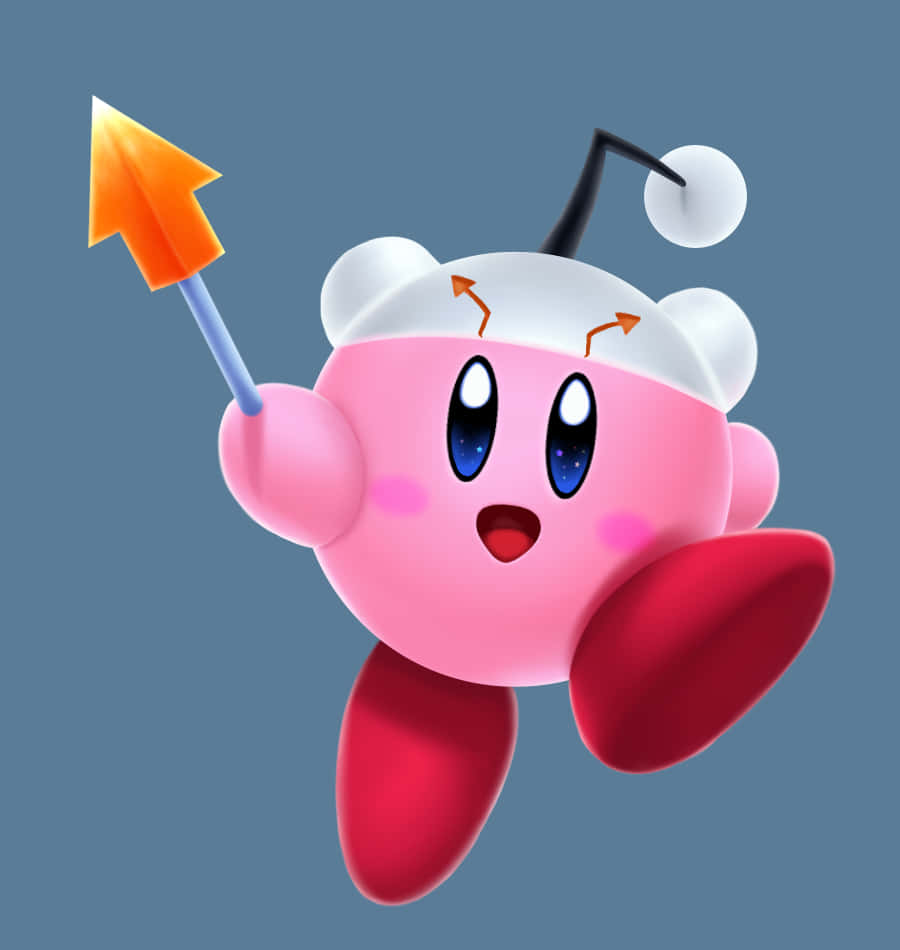 Kirby, the adorable pink character from Nintendo