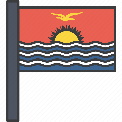 Kiribati Flag Illustration PNG