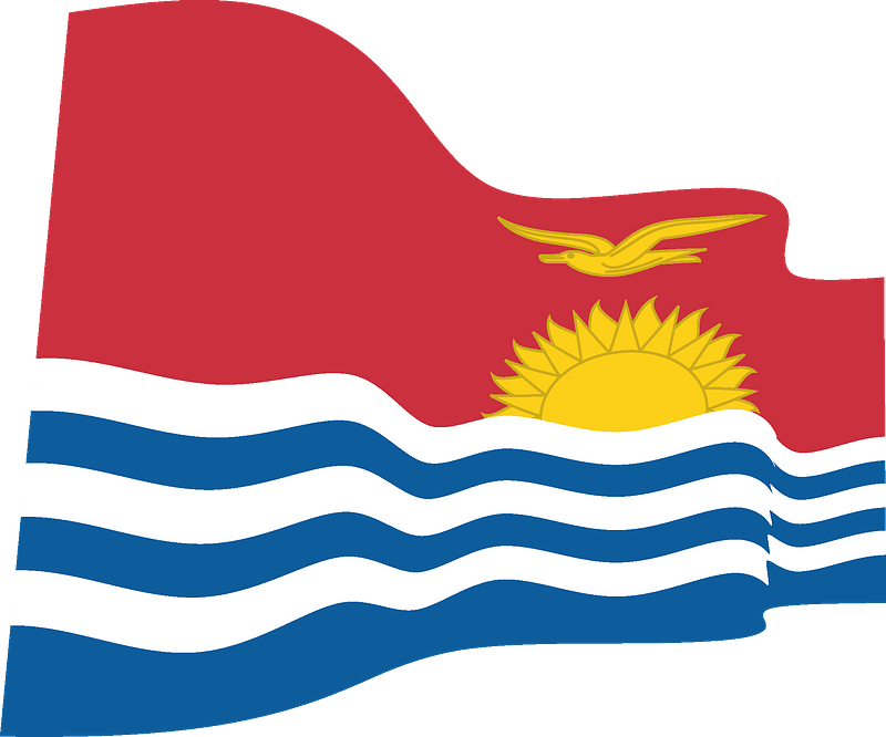 Kiribati National Flag PNG