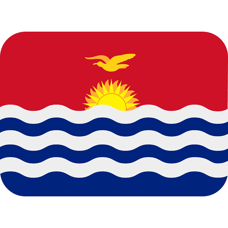 Kiribati National Flag PNG