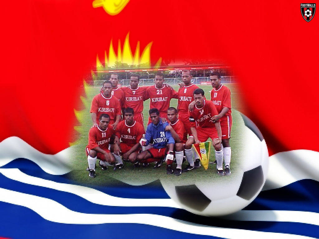 Kiribatis Herrlandslag I Fotboll Wallpaper