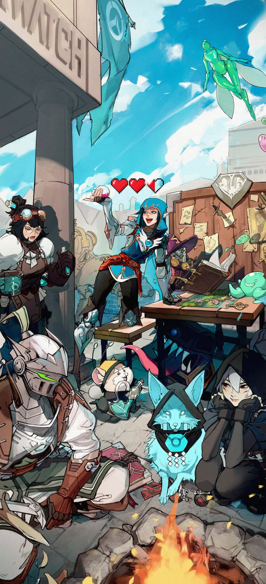 Kiriko Overwatch Character Art Wallpaper