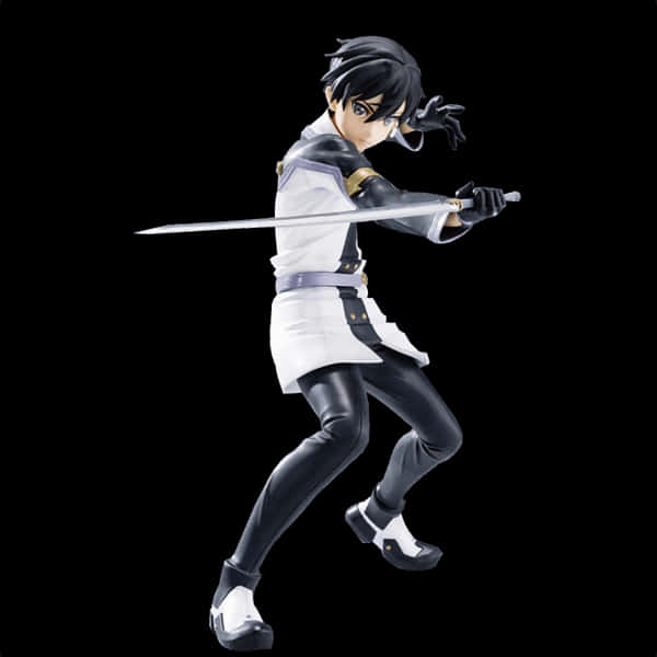 Kirito Sword Art Online Action Pose PNG