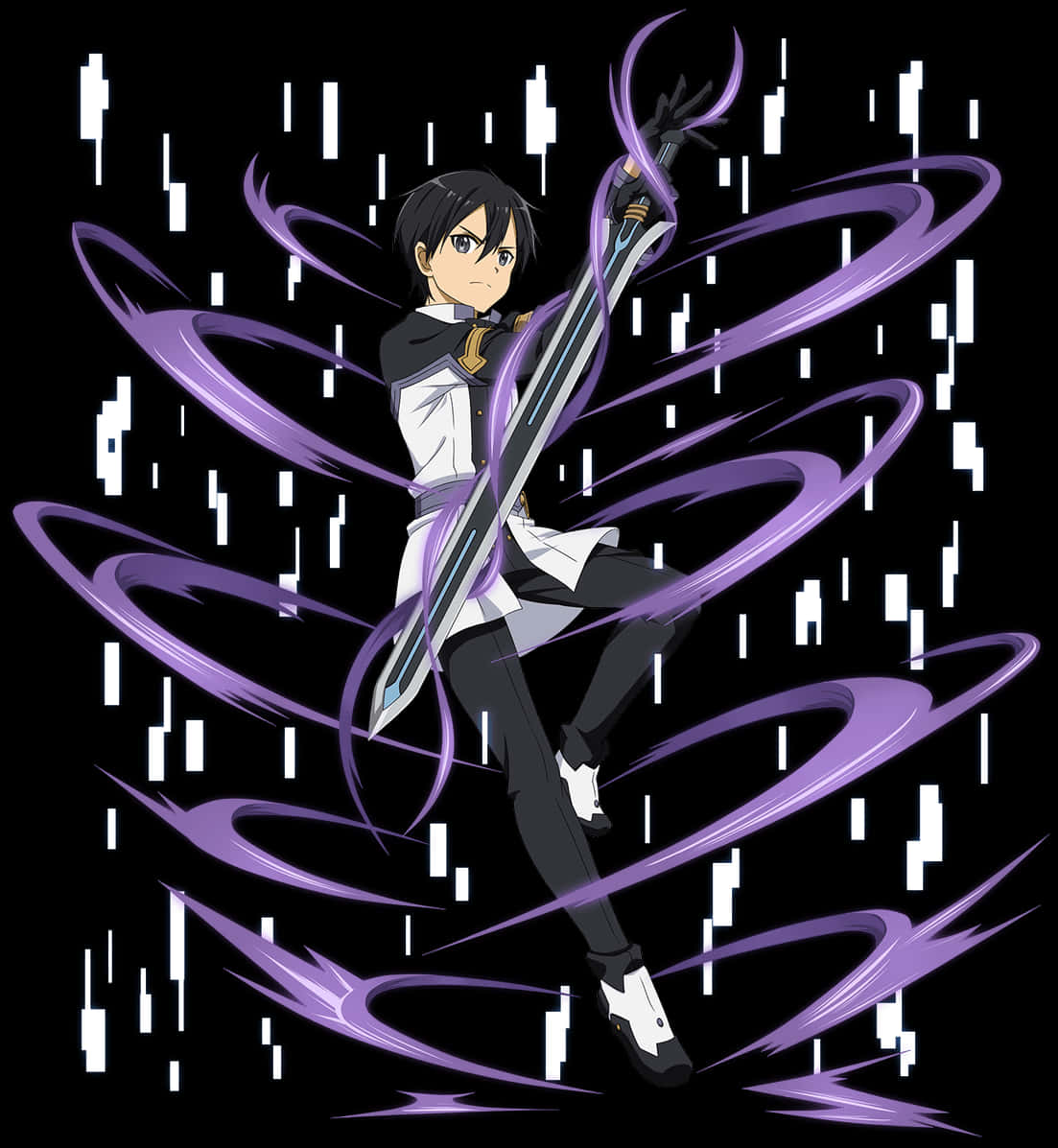 Kirito Sword Art Online Digital Art PNG