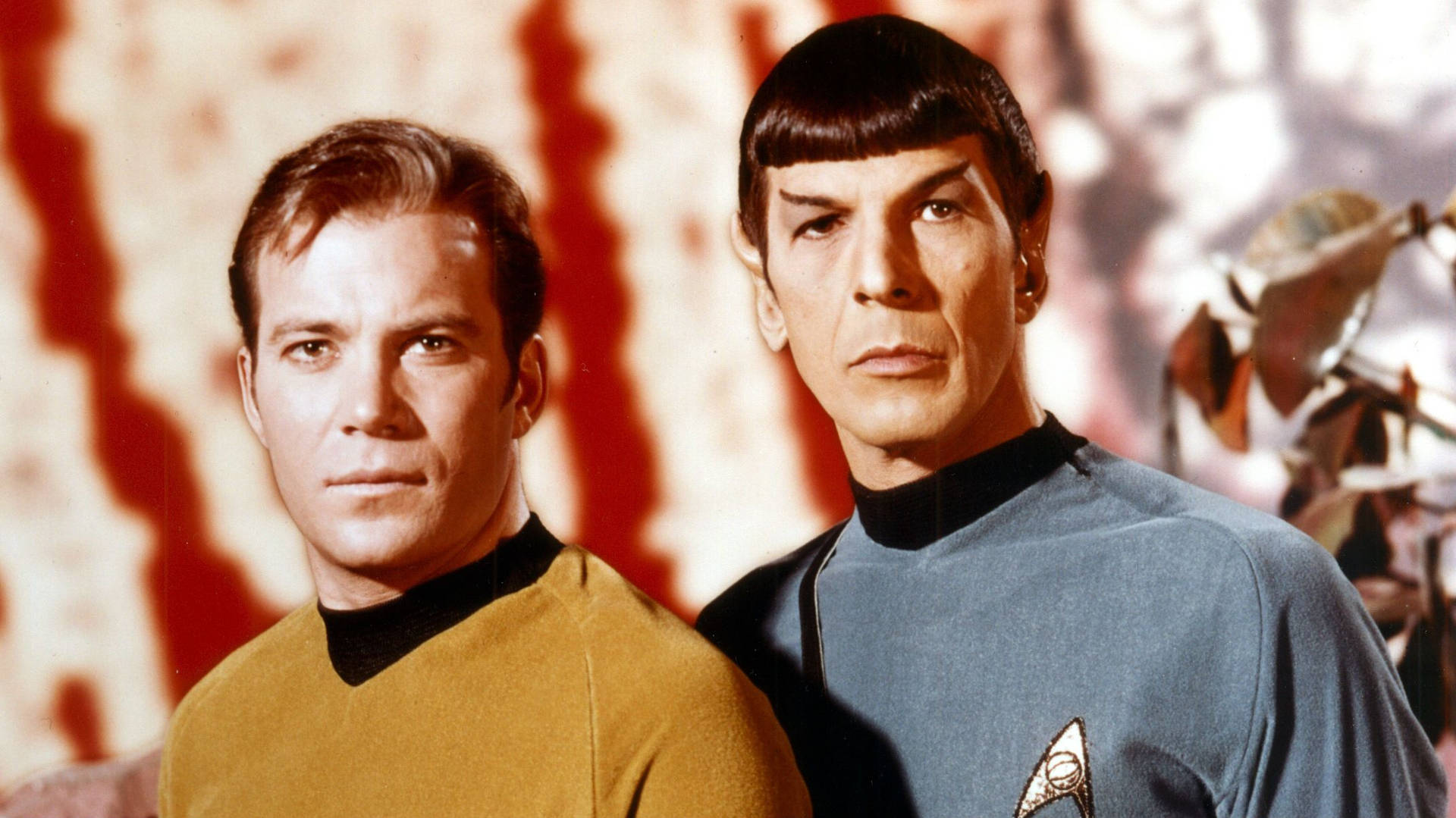 Kirk Og Spock Star Trek Wallpaper