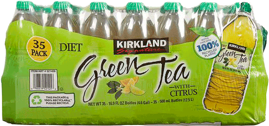 Kirkland Diet Green Tea Citrus Pack PNG