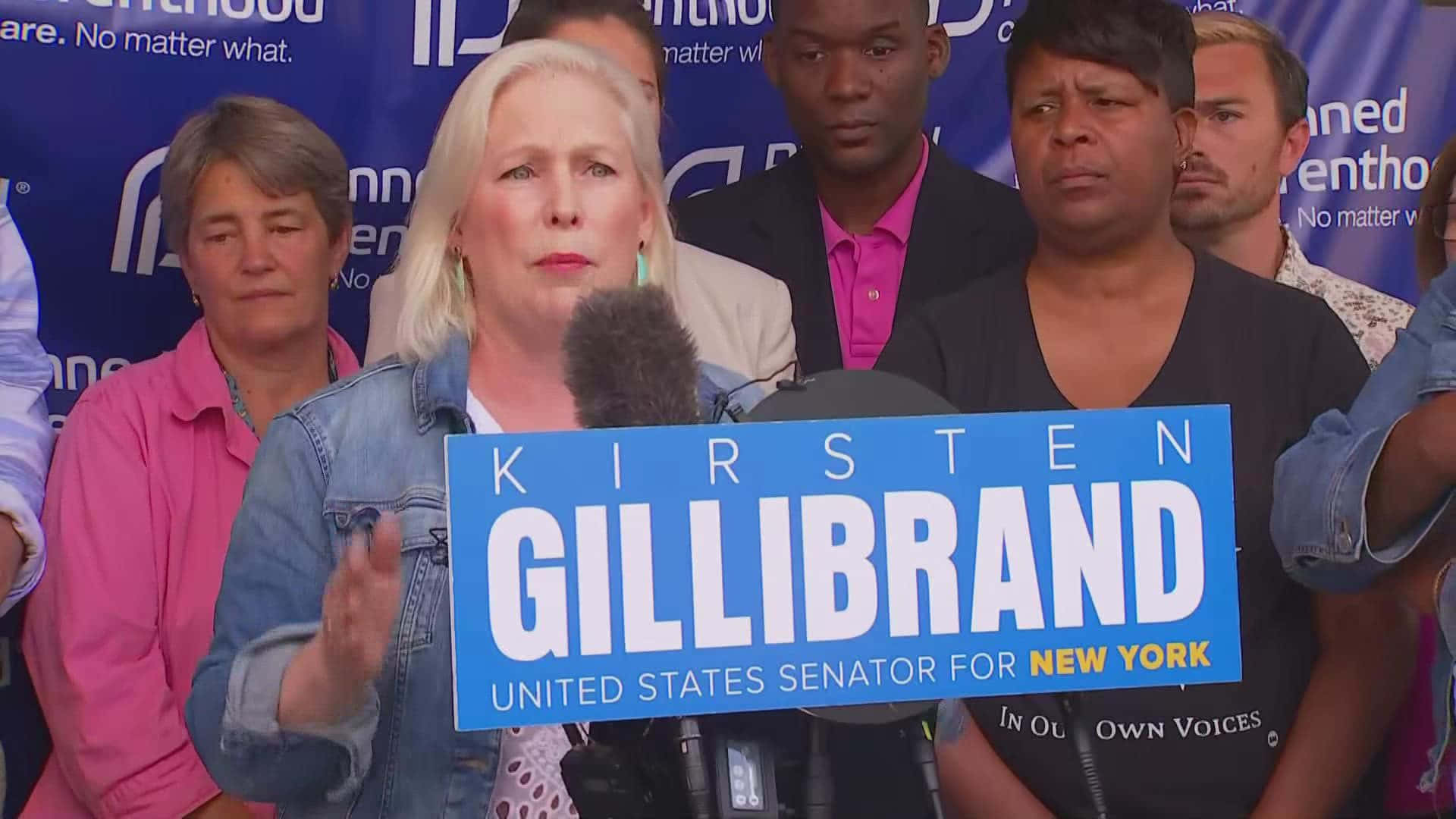 Campañaal Senado De Kirsten Gillibrand. Fondo de pantalla