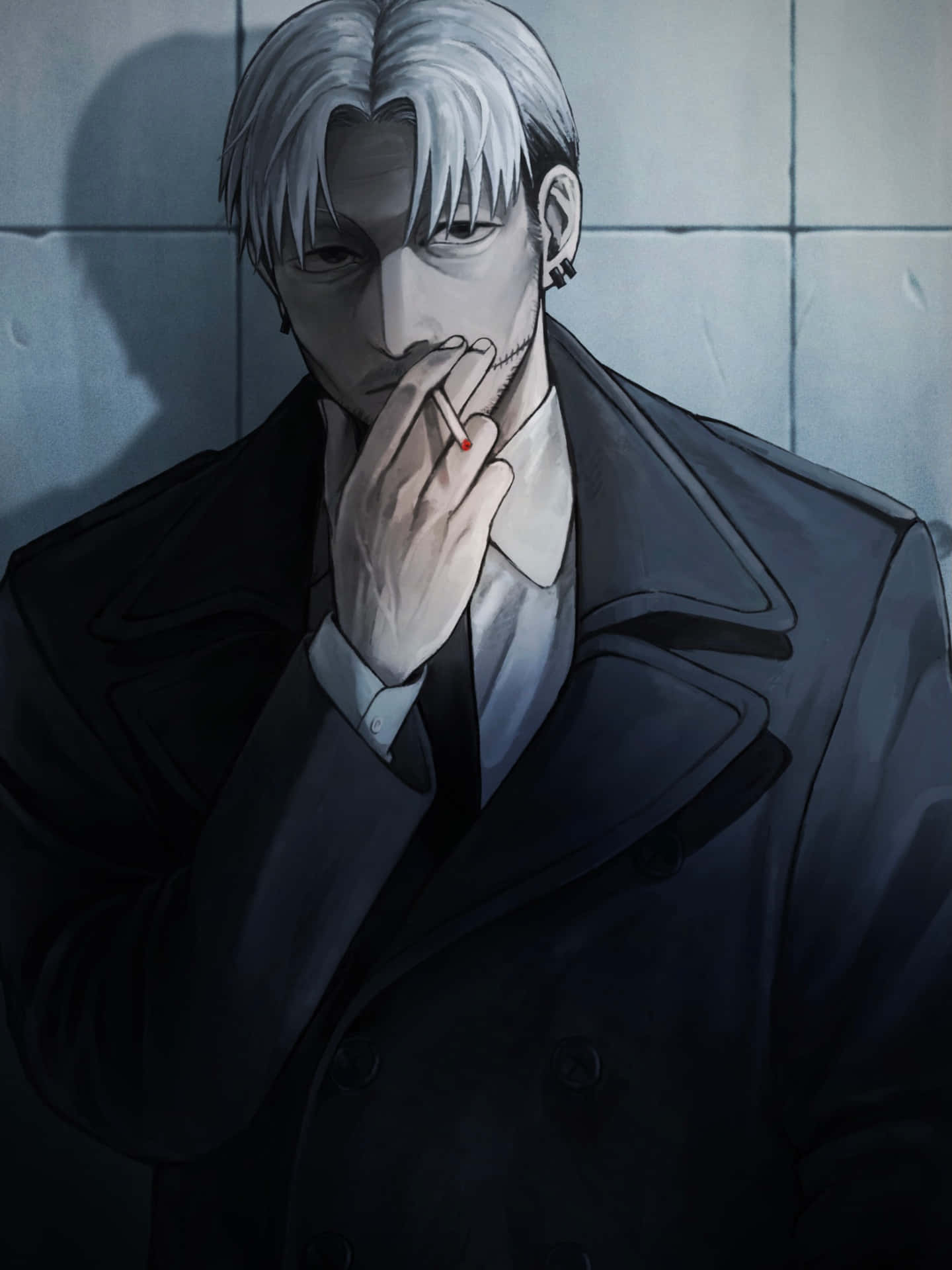 Kishibe Fumando En Sombras Fondo de pantalla