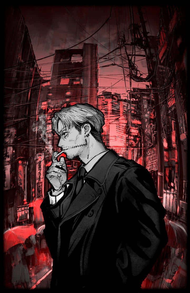 Kishibe En Fondo Urbano Rojo Fondo de pantalla