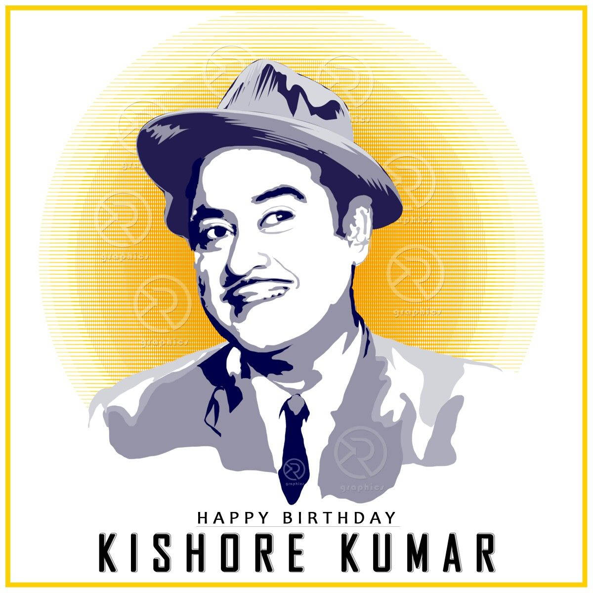Celebrating the Legacy of Kishore Kumar Wallpaper