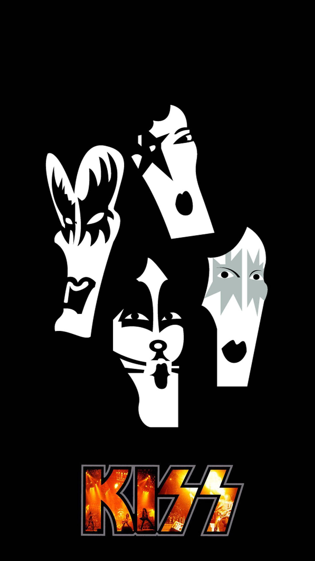 kiss band logo wallpaper