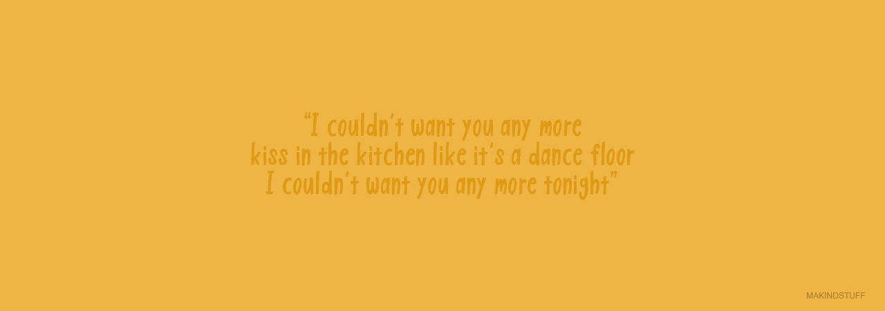 Kiss In The Kitchen Twitter Header Picture