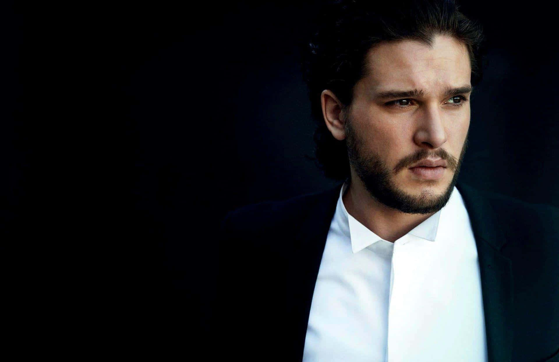 "kit Harington In A Casual Sweater Look" Wallpaper