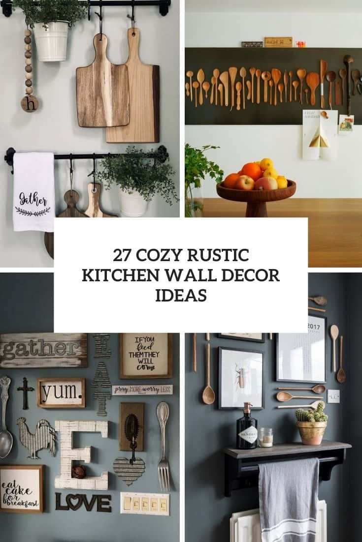 Create a Colorful Kitchen Wall to Bring Cheer