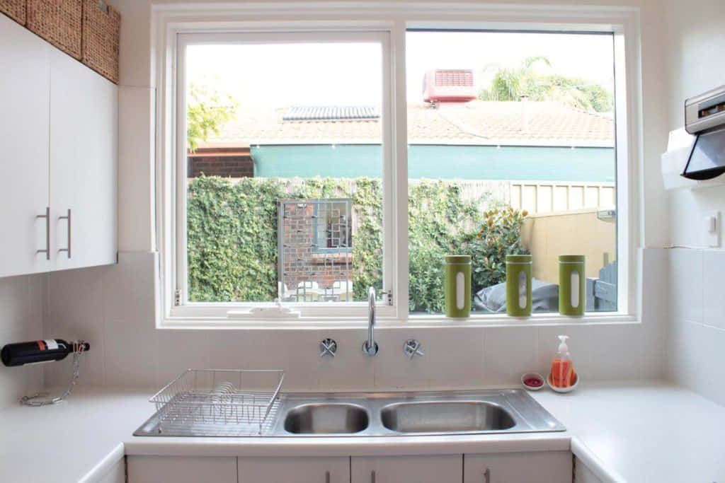 Bildeiner Küchenschiebefenster