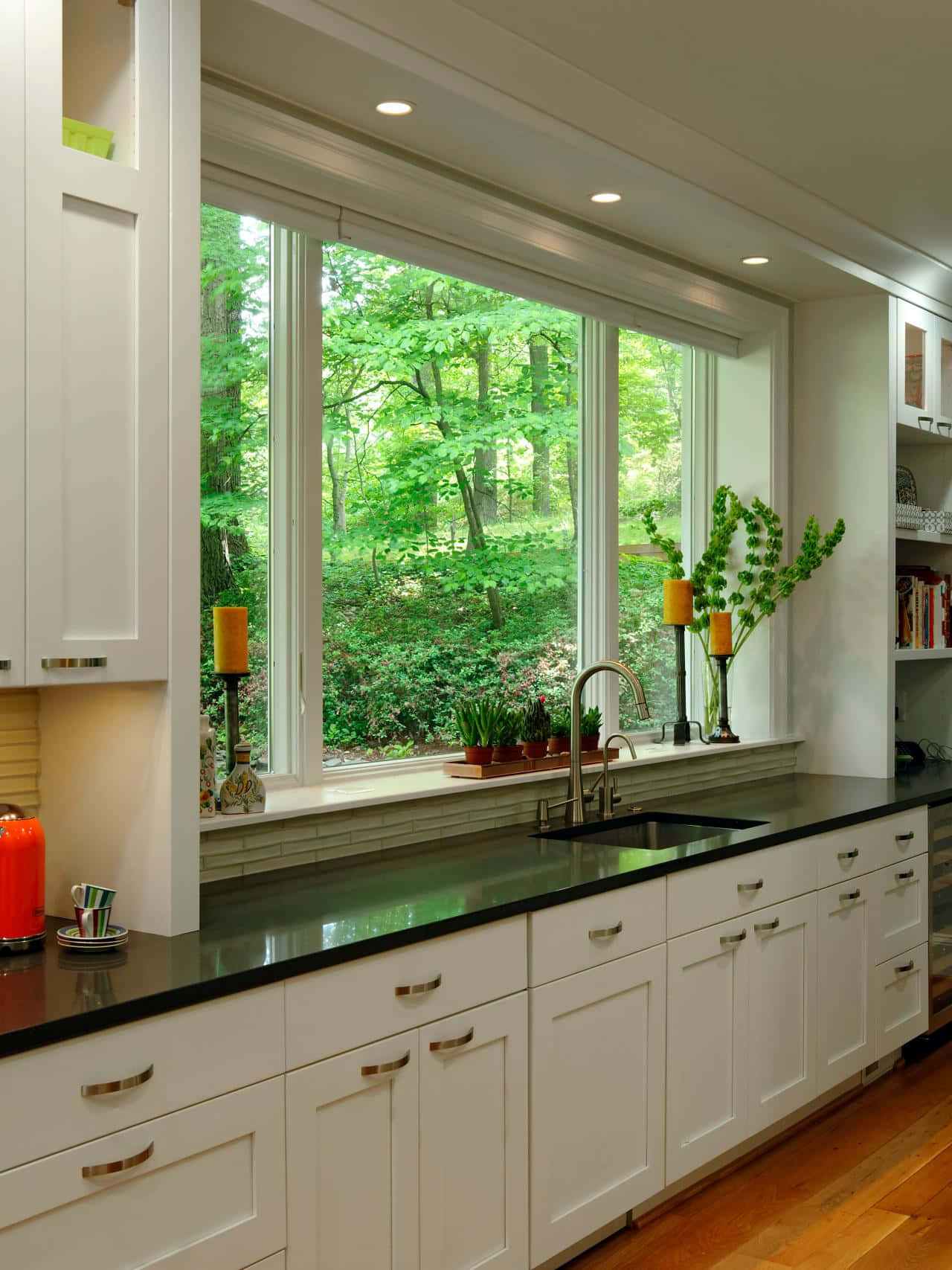 Kitchen Window Forest View Picture