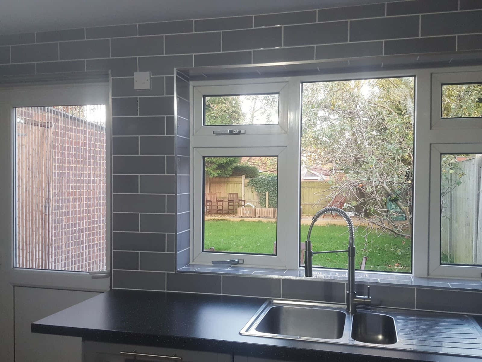Kitchen Window Bricks Picture