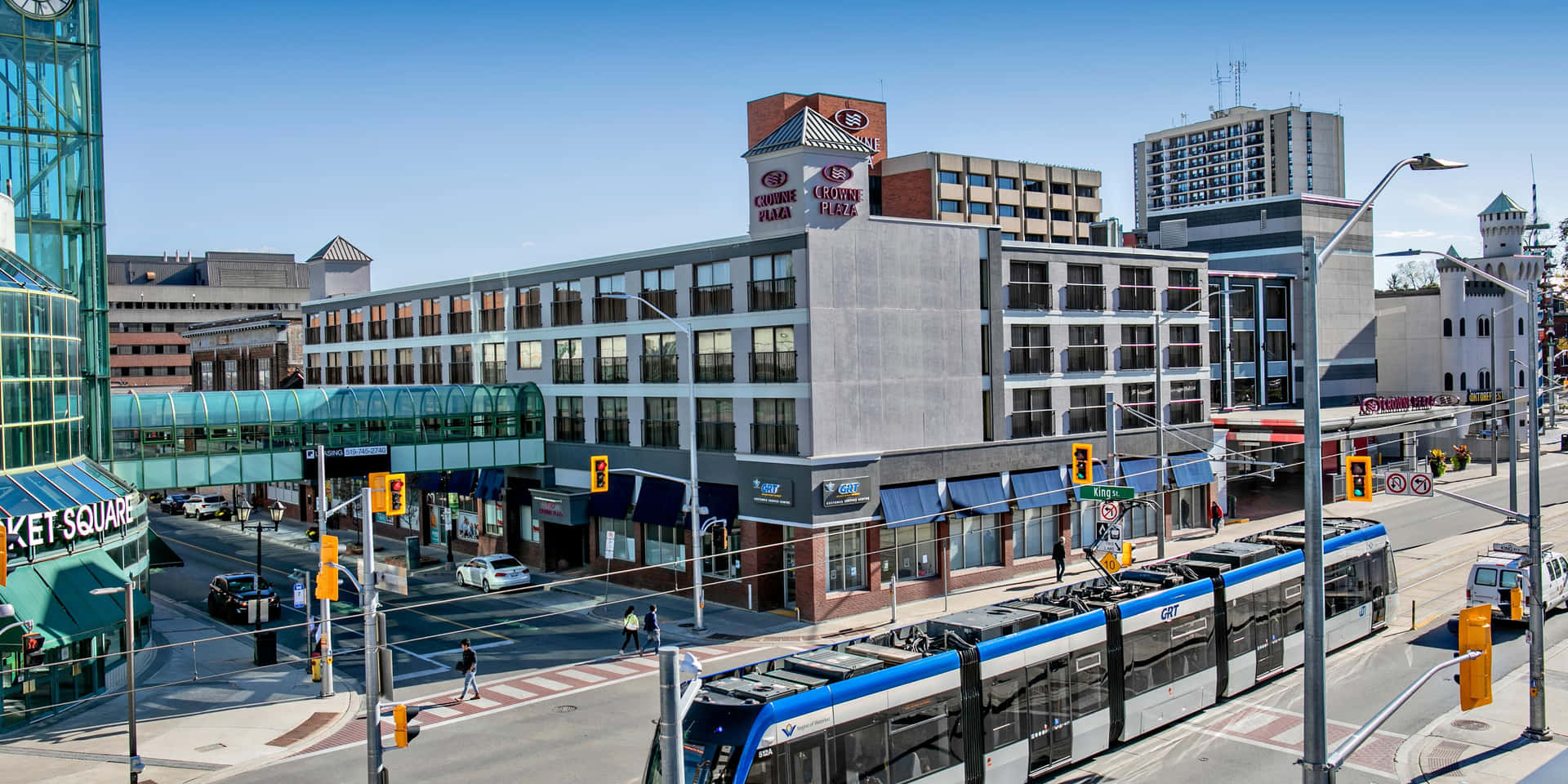 Kitchener Downtown Street View Wallpaper